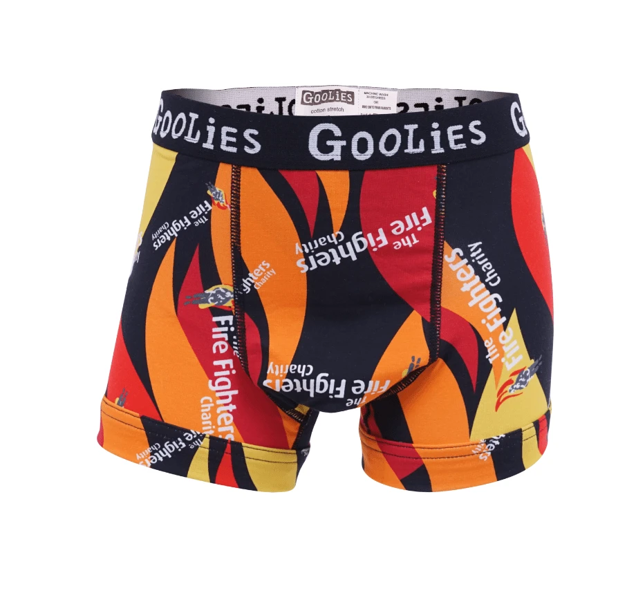 OddBalls Boys Boxer Shorts - Fire Fighters Charity Kids Underwear | Fun & Comfortable 4 OddBalls Boys Boxer Shorts (Kids) The Fire Fighters Charity - Kids Boxer Shorts - Goolies