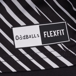 OddBalls Sportswear Zig Zag - Black / Grey - Flex Fit - Mens Training T-Shirt