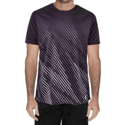 OddBalls Sportswear Zig Zag - Black / Grey - Flex Fit - Mens Training T-Shirt