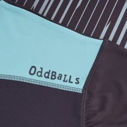 OddBalls Sportswear Zig Zag - Grey / Mint - Flex Fit - Mens Training T-Shirt