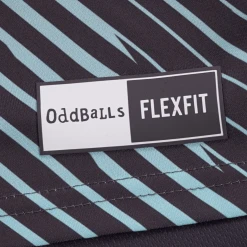 OddBalls Sportswear Zig Zag - Grey / Mint - Flex Fit - Mens Training T-Shirt