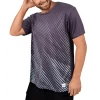 OddBalls Men's Zig Zag Grey & Mint Flex Fit Training T-Shirt - Sportswear 1 OddBalls Sportswear Zig Zag - Grey / Mint - Flex Fit - Mens Training T-Shirt