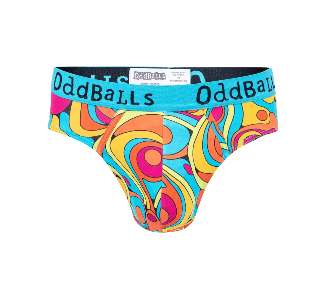 OddBalls Fruit Salad - Men's Comfortable Cotton Briefs | Fun Underwear for Men 3 OddBalls Fruit Salad - Mens Briefs