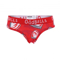 OddBalls Gloucester - Red - Ladies Briefs