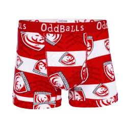 OddBalls Gloucester Rugby - Hoops - Mens Boxer Shorts