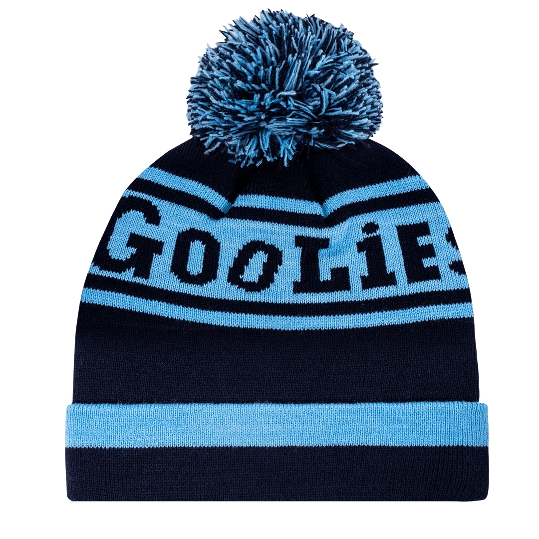 OddBalls Accessories Original Navy & Sky Goolies Hat for Kids - Warm Winter Bobble Hat 3 OddBalls Accessories Original | Navy | Sky - Goolies Hat - 3