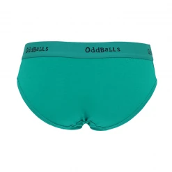 OddBalls Green & Black - Teen Girls Briefs