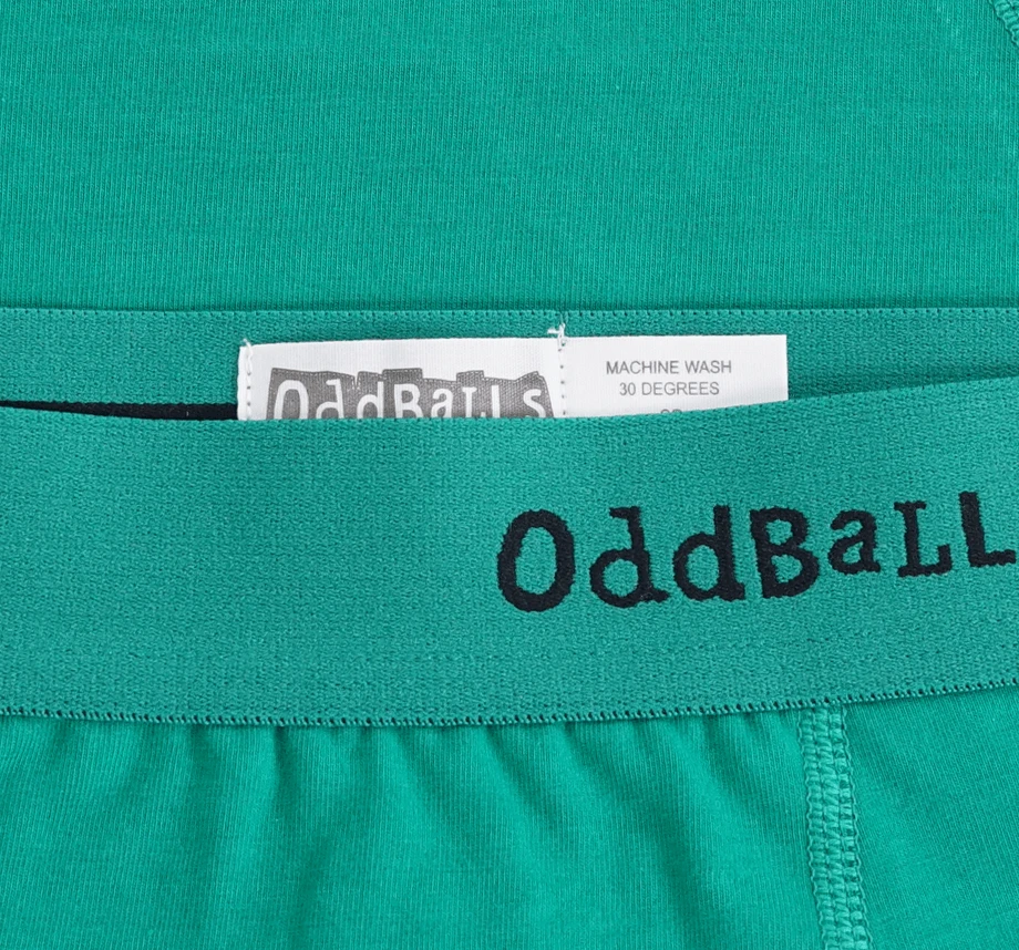 OddBalls Green & Black Teen Girls Briefs - Soft Cotton Underwear for Teens 5 OddBalls Green & Black - Teen Girls Briefs