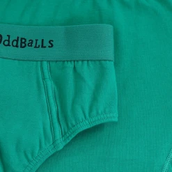 OddBalls Green & Black - Teen Boys Briefs
