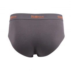 OddBalls Grey & Orange - Teen Boys Briefs