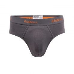 OddBalls Grey & Orange - Teen Boys Briefs