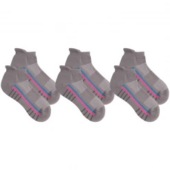 OddBalls Ankle & Trainer Socks All Grey Trainers Socks - 3 Pack Sock Bundle (Made From Recycled Plastic)
