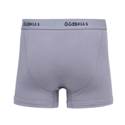 OddBalls Grey & Black - Mens Boxer Shorts