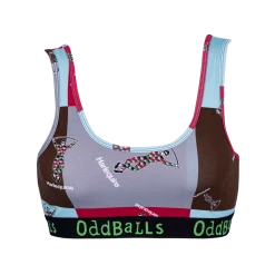 OddBalls Harlequins - Ladies Bralette Bralettes