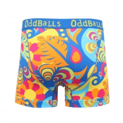 OddBalls Hippy Jungle Teen Boys Boxer Shorts - Fun & Comfortable Underwear 8 OddBalls Hippy Jungle - Teen Boys Boxer Shorts