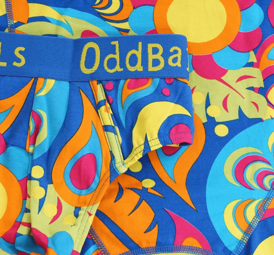 OddBalls Hippy Jungle Teen Boys Briefs - Funky & Comfortable Underwear for Teens 6 OddBalls Hippy Jungle - Teen Boys Briefs