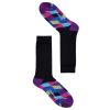 OddBalls Hidden Purple Tetris - Socks