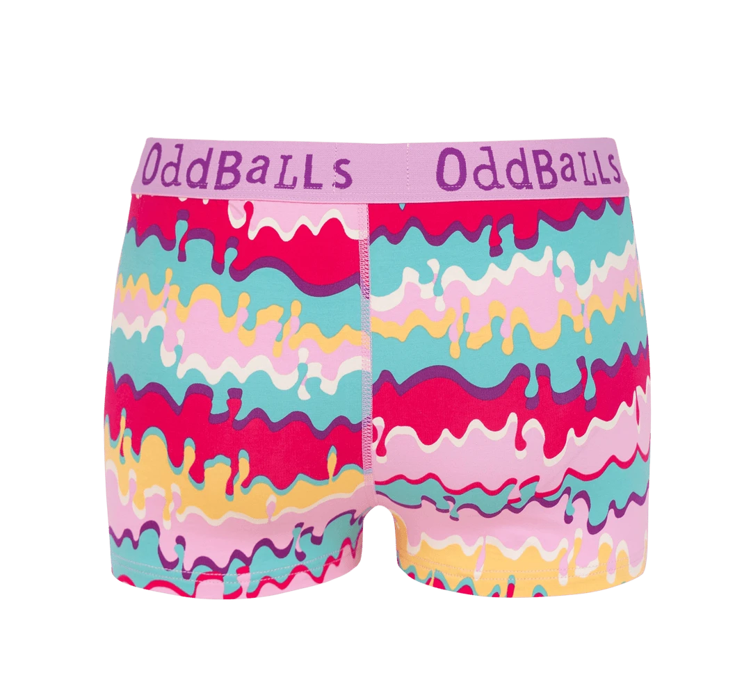 OddBalls Knickerbocker Glory - Ladies Boxers | Fun & Comfortable Women's Underwear 4 OddBalls Knickerbocker Glory - Ladies Boxers