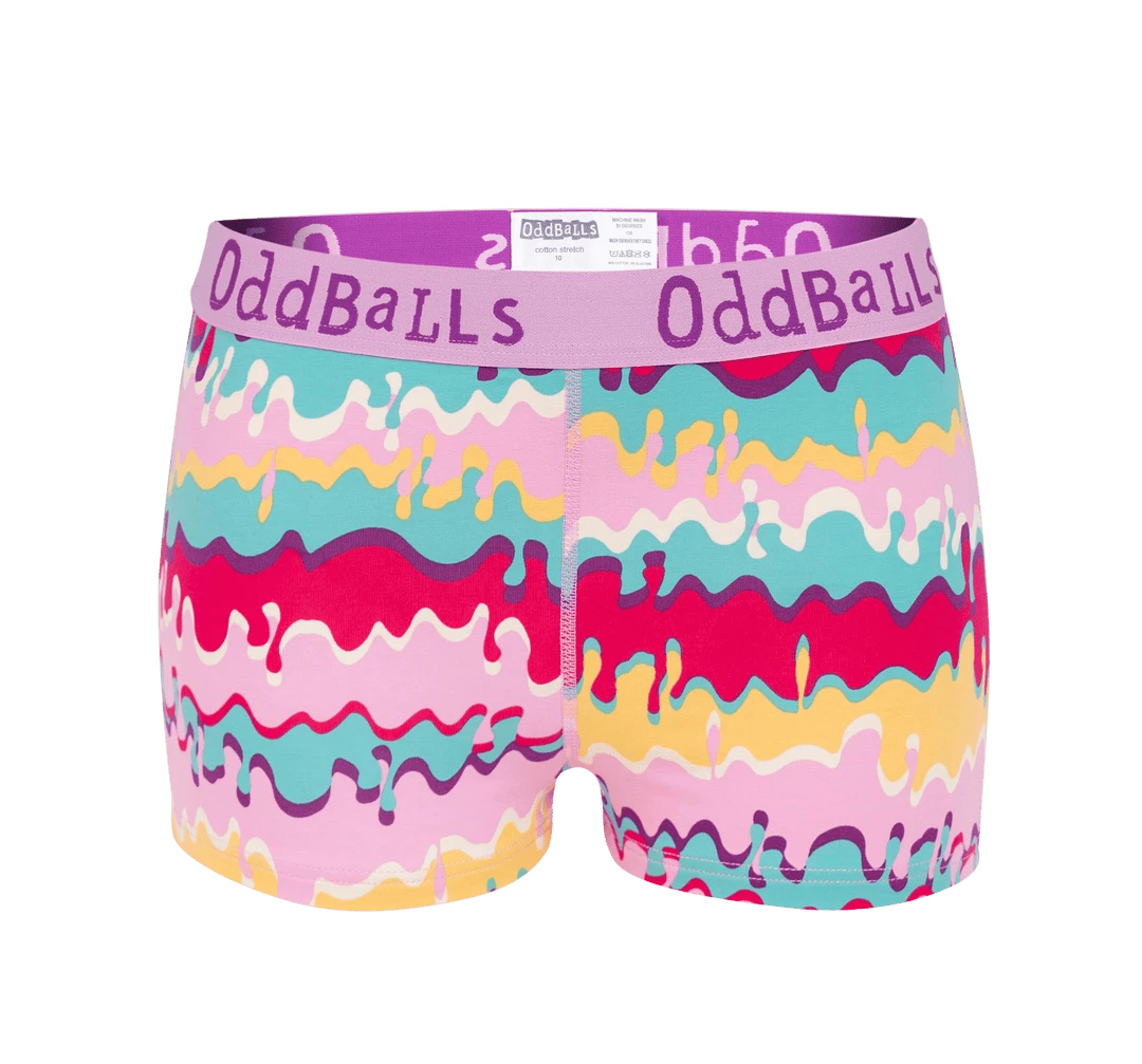 OddBalls Knickerbocker Glory - Ladies Boxers | Fun & Comfortable Women's Underwear 3 OddBalls Knickerbocker Glory - Ladies Boxers
