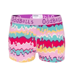 OddBalls Teen Girls Boxer Shorts Knickerbocker Glory - Teen Girls Boxers