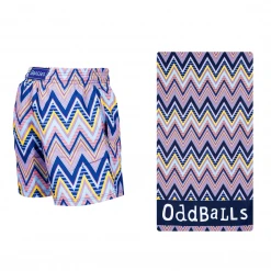 OddBalls ZiggZagg - Kids Swim Shorts & Towel Bundle