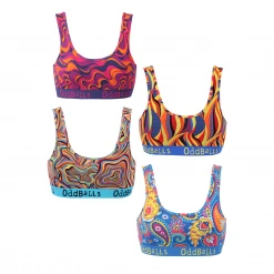 OddBalls Bralettes Summer Sale | Camping Bundle - Ladies Bralette 4 Pack Bundle