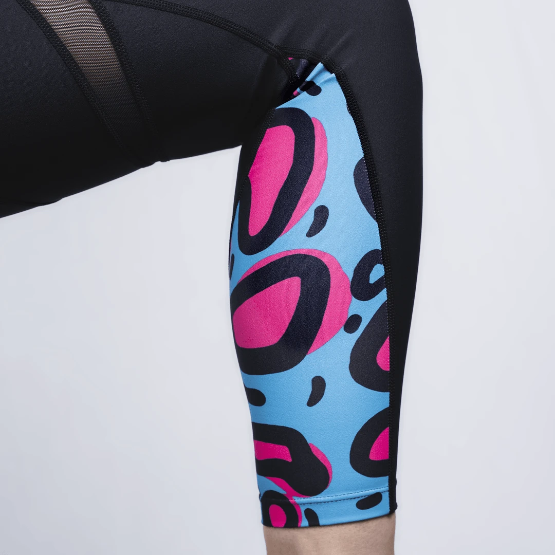 OddBalls Lazy Leopard Leggings & Sports Bra Set - Women's Sportswear Bundle 11 OddBalls Lazy Leopard - Leggings + Sports Bra Bundle