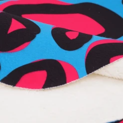 OddBalls Lazy Leopard - Luxury Sherpa Fleece Blanket