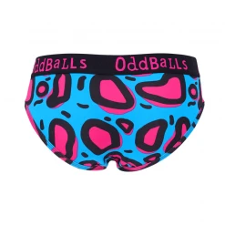 OddBalls Lazy Leopard - Ladies Briefs