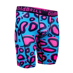 OddBalls Lazy Leopard - Compression Shorts