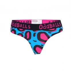 OddBalls Lazy Leopard - Ladies Thongs