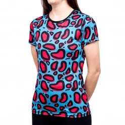 OddBalls Sportswear Lazy Leopard - Adventurous - Womens Training T-Shirt