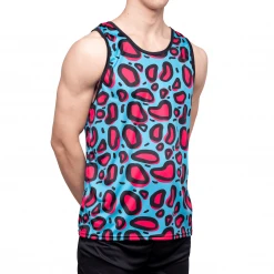 OddBalls Lazy Leopard - Adventurous - Running Vest Sportswear
