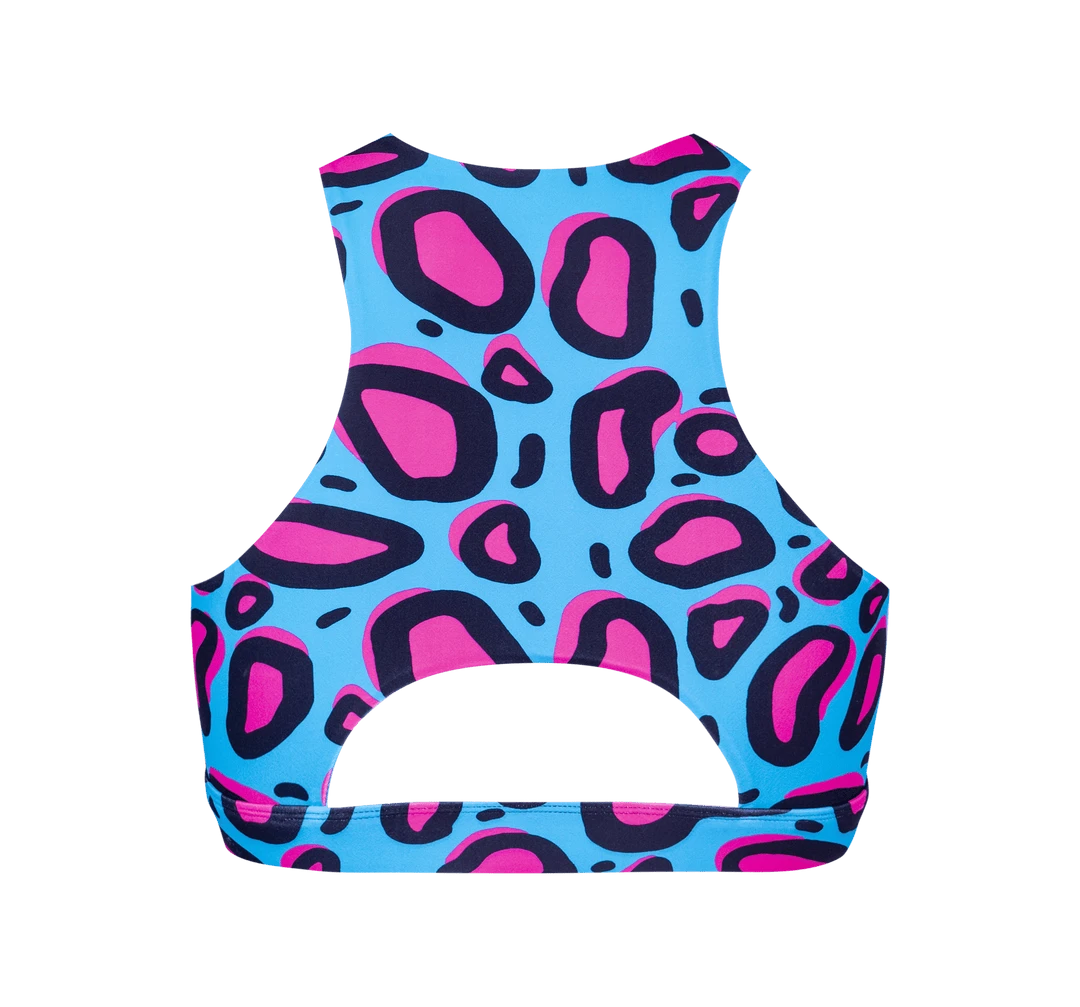 OddBalls Lazy Leopard Leggings & Sports Bra Set - Women's Sportswear Bundle 8 OddBalls Lazy Leopard - Leggings + Sports Bra Bundle