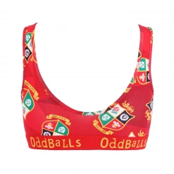 OddBalls British & Irish Lions - Red - Teen Girls Bralette Teen Girls Bralettes