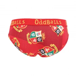OddBalls British & Irish Lions - Red - Teen Girls Briefs