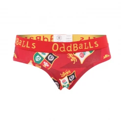 OddBalls British & Irish Lions - Red - Teen Girls Briefs