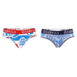 OddBalls England FA Bundle - Ladies Briefs Shorts 2 Pack Bundle