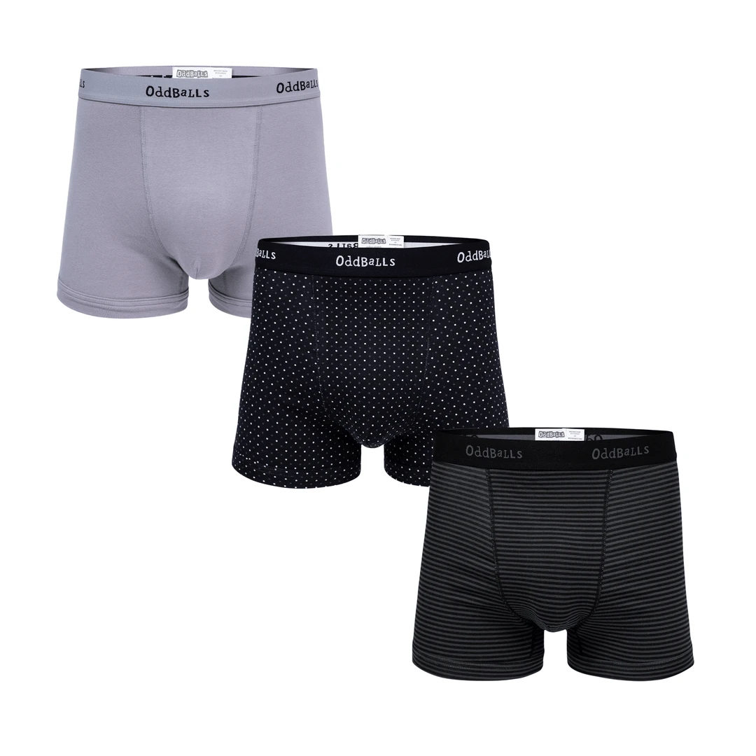 OddBalls The Bold Bundle - Men's Boxer Shorts 3 Pack | Fun & Comfortable Underwear 3 OddBalls The Bold Bundle - Mens Boxer Shorts 3 Pack Bundle