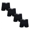 OddBalls Classical Black Bundle - Mens Boxer Shorts 4 Pack Bundle