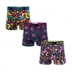 OddBalls Doodle Bundle - Mens Boxer Shorts 3 Pack Bundle