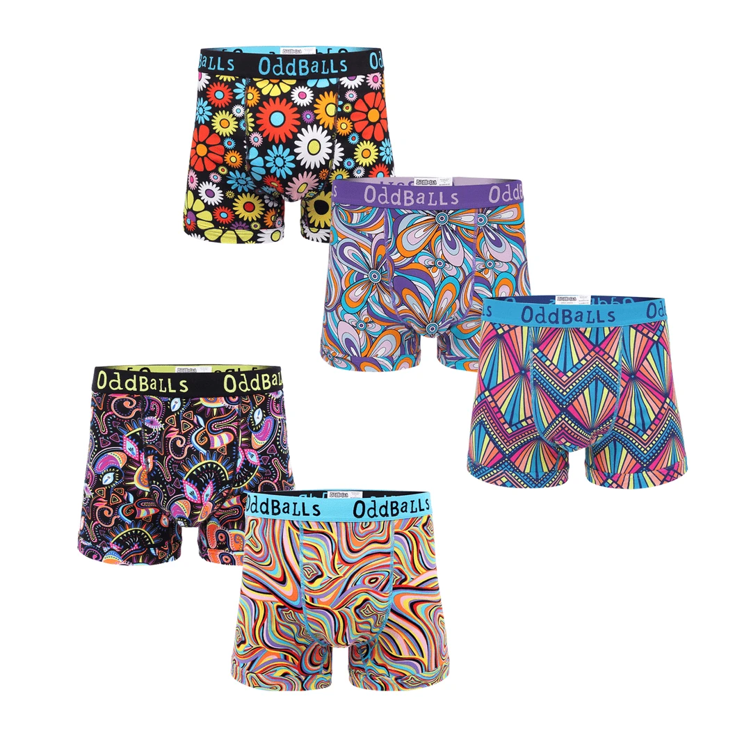 OddBalls Summer Sale | Sea Bundle - Men's Boxer Shorts 5 Pack | Comfortable & Fun Underwear 3 OddBalls Summer Sale | Sea Bundle - Mens Boxer Shorts 5 Pack Bundle