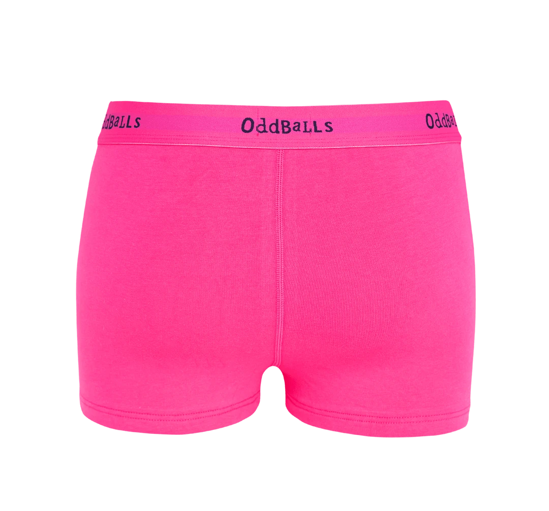 OddBalls Ladies Boxer Shorts & Socks Monthly Subscription - Fun & Comfortable Underwear & Socks Set 9 OddBalls Subscriptions Boxers CLASSIC Subscription - Ladies Boxer Shorts & Socks Monthly Subscription
