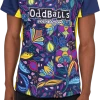 OddBalls Sportswear Magic Garden Rugby Top - Vibrant Design, Comfort Fit 1 OddBalls Sportswear Magic Garden - Rugby Top