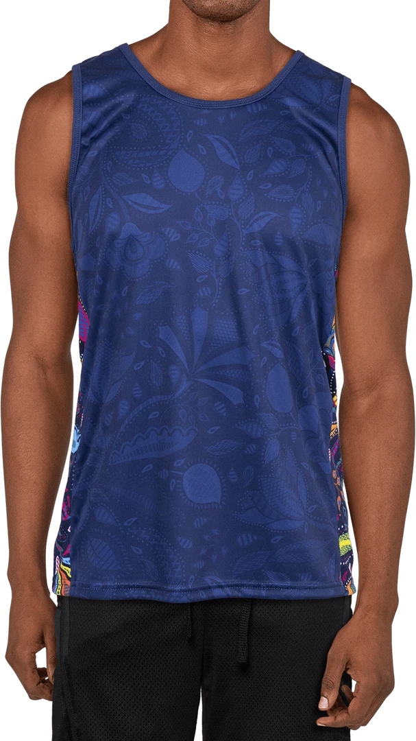OddBalls Sportswear Magic Garden Tech Fit Running Vest - Lightweight & Breathable 5 OddBalls Sportswear Magic Garden - Tech Fit - Running Vest