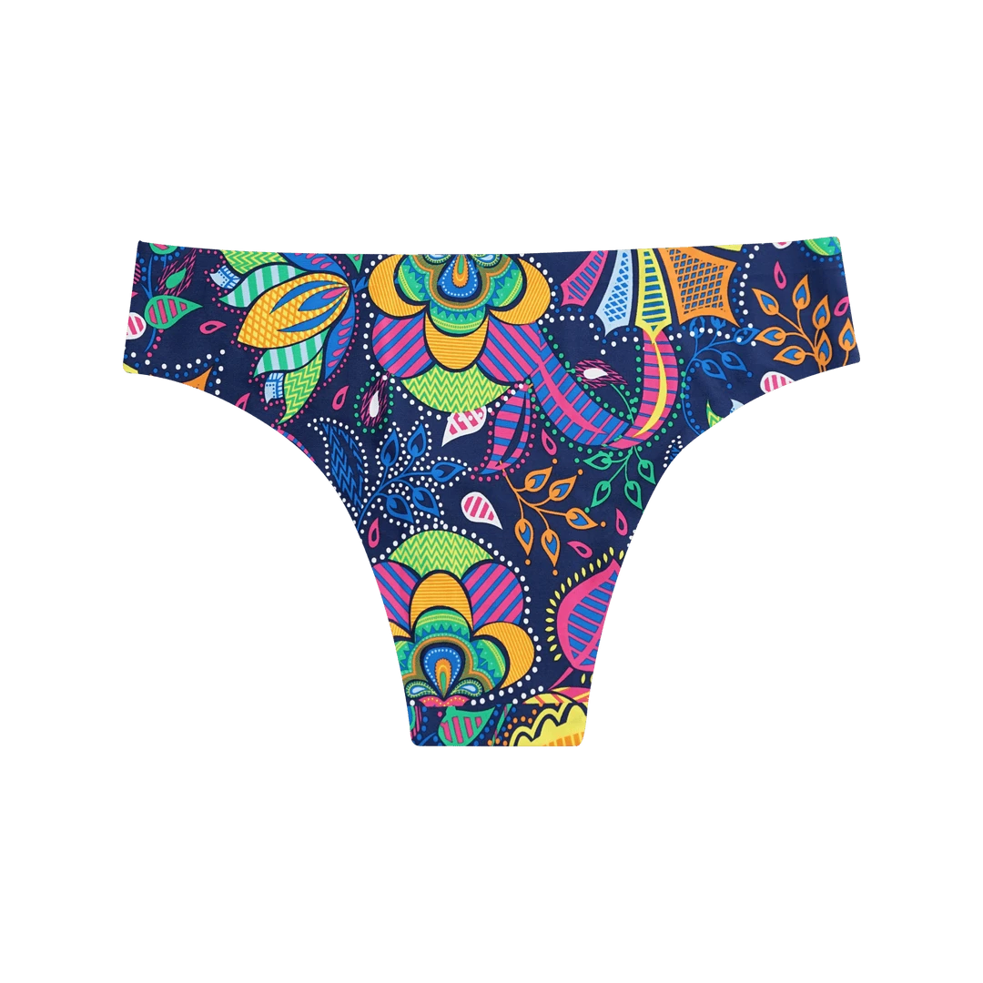 OddBalls Magic Garden Seamless Brazilian Briefs - Comfortable & Stylish Underwear 4 OddBalls Magic Garden - Seamless Brazilian Briefs