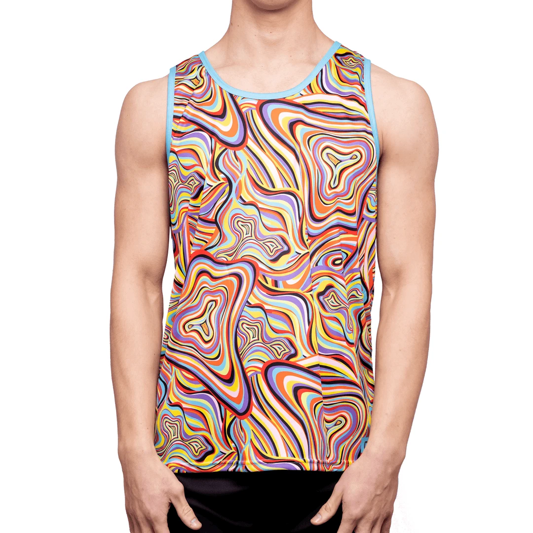 OddBalls Marble Adventurous Running Vest - Lightweight Reflective Sportswear for Men & Women 3 OddBalls Marble - Adventurous - Running Vest Sportswear