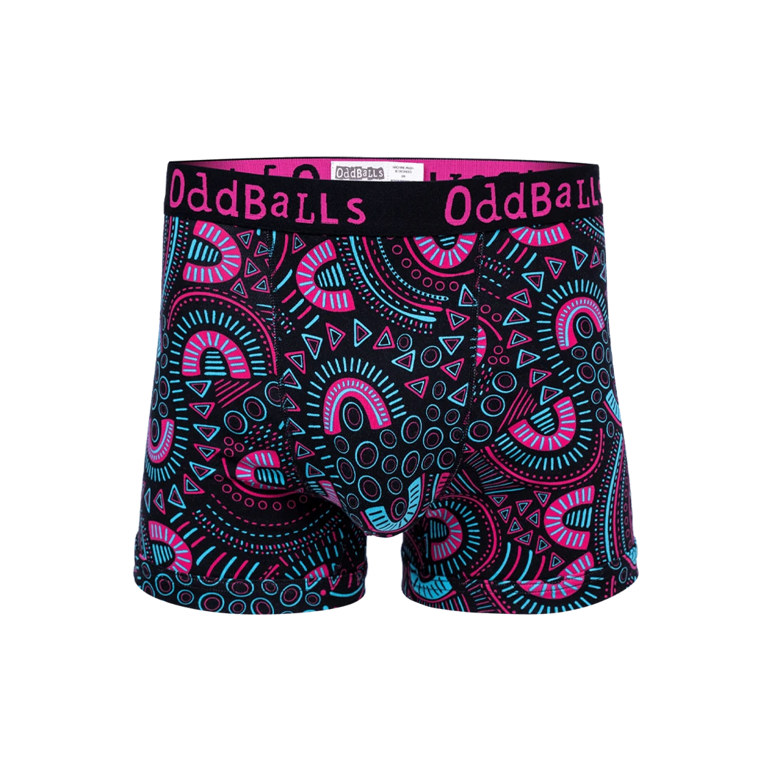OddBalls Blended Bundle - 6 Pack Men's Boxer Shorts | Comfortable & Fun Underwear 8 OddBalls Blended Bundle - Mens Boxer Shorts 6 Pack Bundle