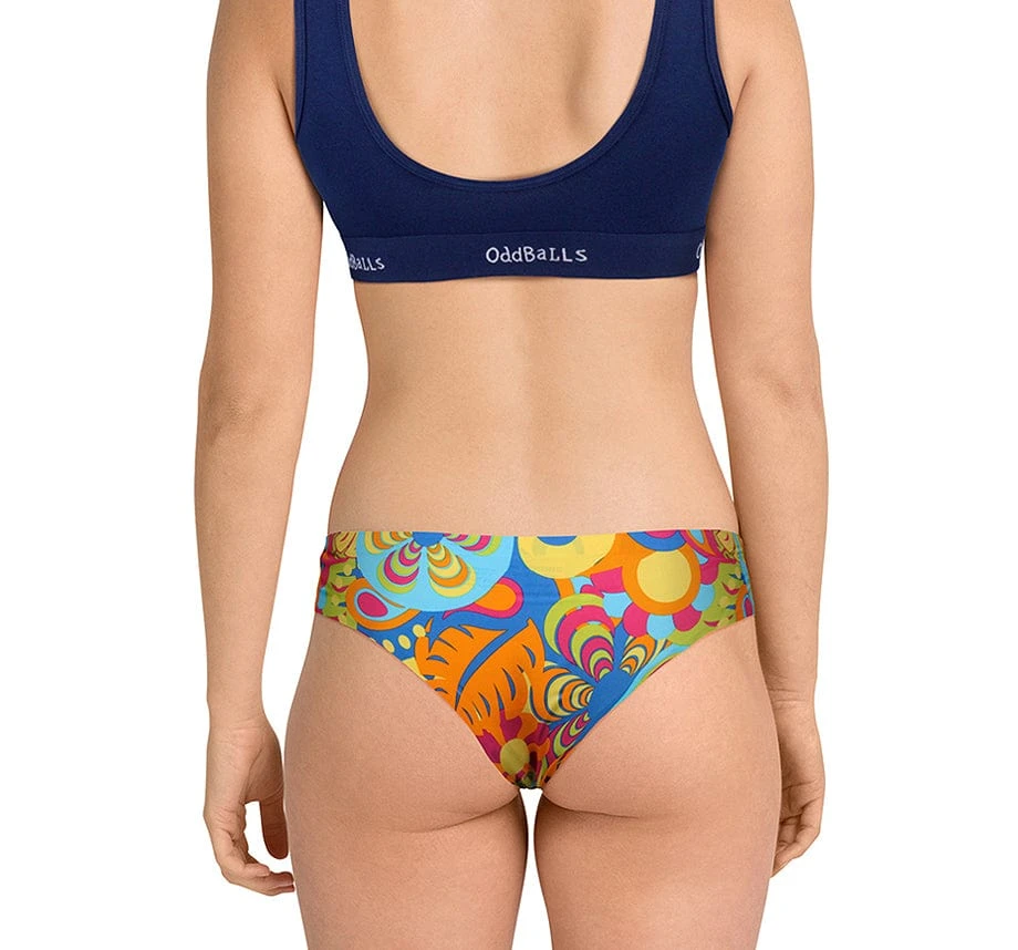 OddBalls Hippy Jungle - Seamless Brazilian Briefs