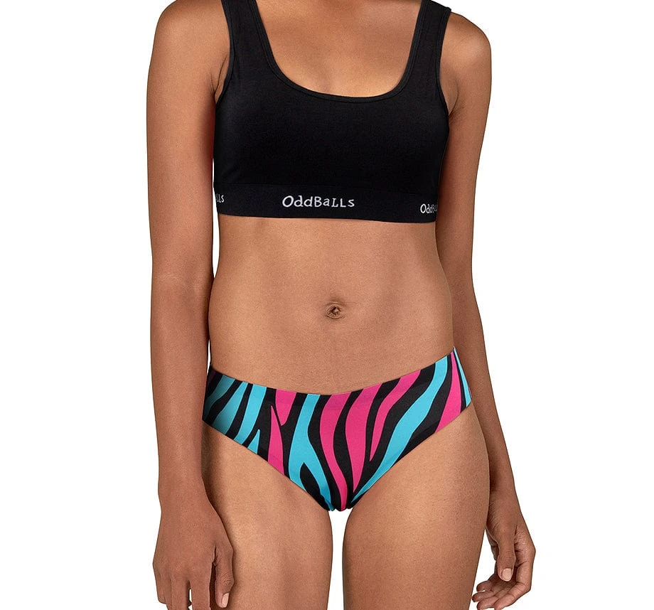 OddBalls Zebra - Seamless Brazilian Briefs